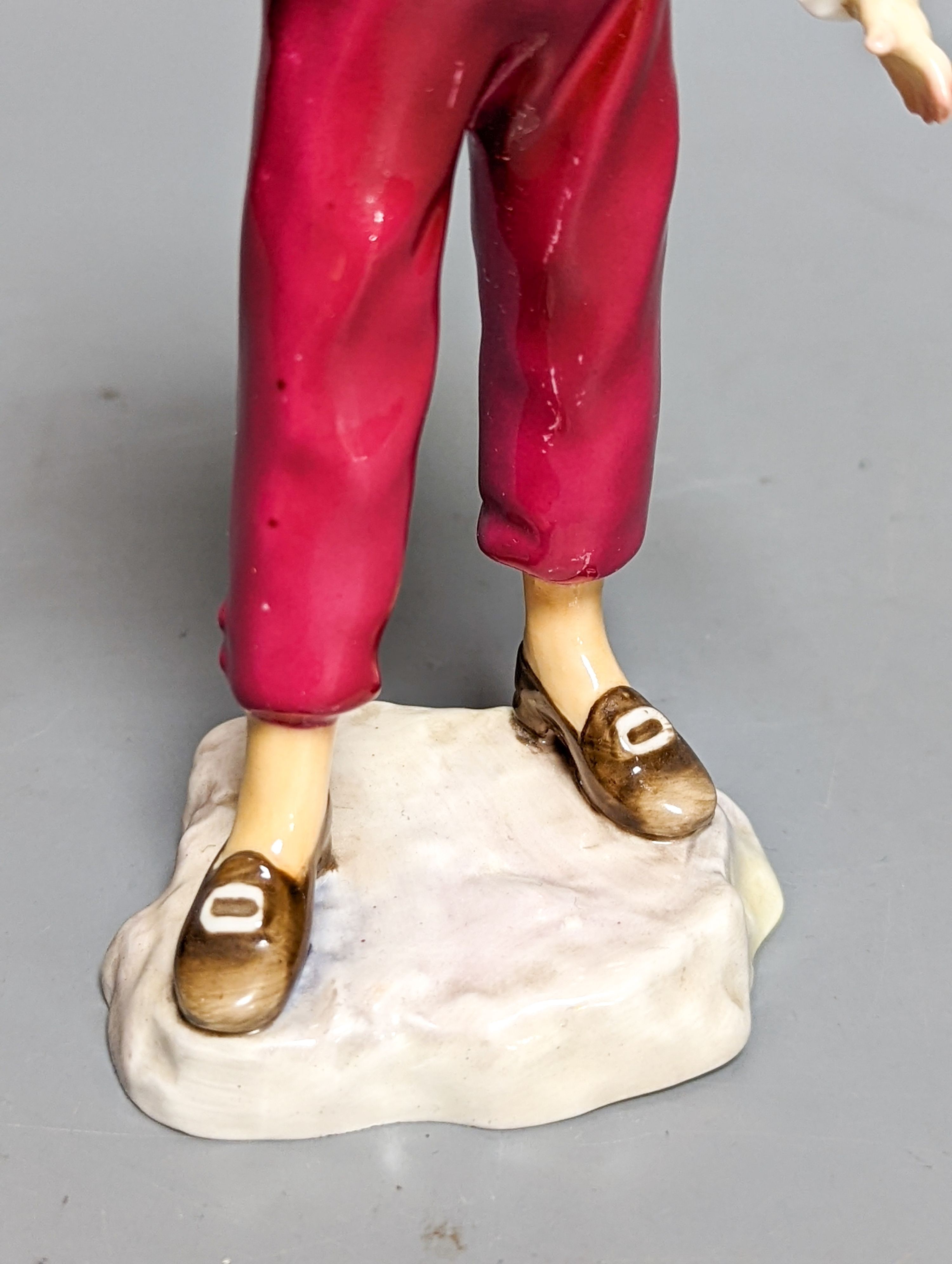 Royal Worcester figure, 'The parakeet' modelled by F.G. Doughty no. 3087